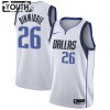 Dres Dallas Mavericks Spencer Dinwiddie 26 Nike 2022-23 Association Edition Bijela Swingman - Dječji